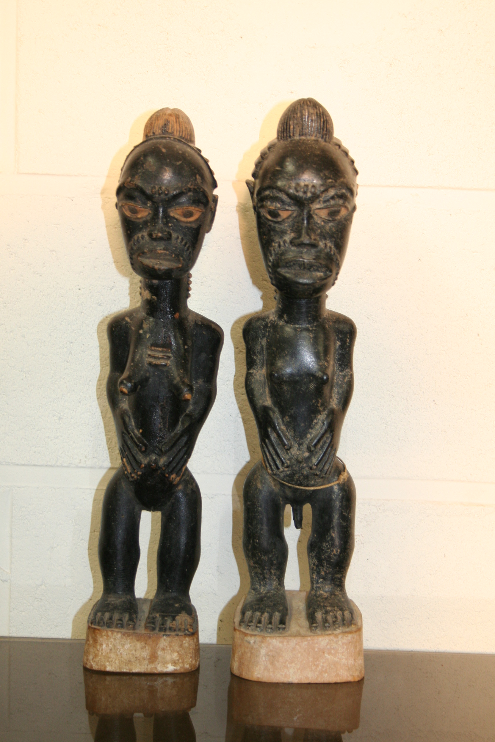 baoule(couple), d`afrique : côt d