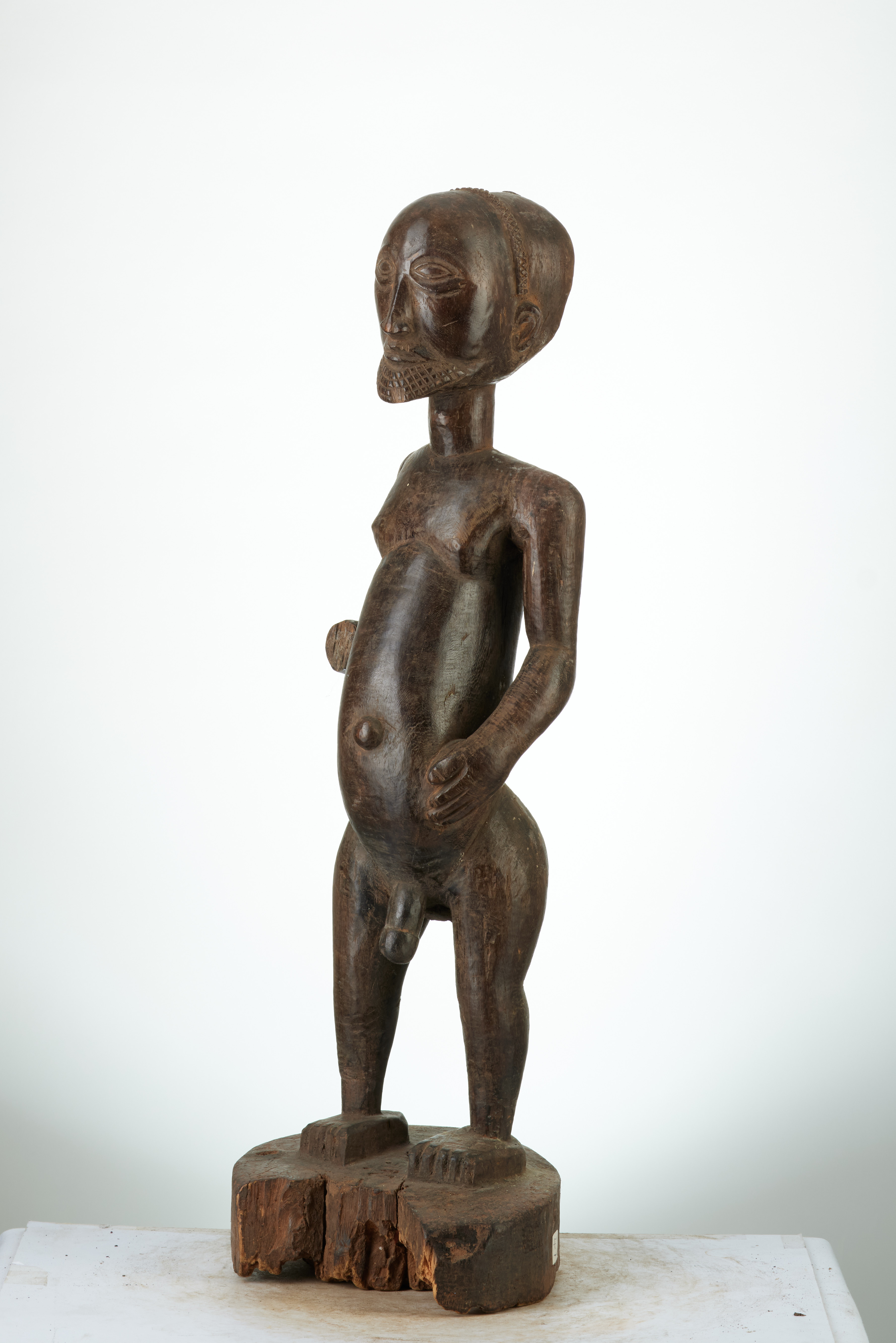 HEMBA (statue ), d`afrique : Rép.démoncratique du Congo., statuette HEMBA (statue ), masque ancien africain HEMBA (statue ), art du Rép.démoncratique du Congo. - Art Africain, collection privées Belgique. Statue africaine de la tribu des HEMBA (statue ), provenant du Rép.démoncratique du Congo., 1184/4423.Ancienne statue d