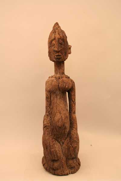 Dogon.(statue), d`afrique : Mali, statuette Dogon.(statue), masque ancien africain Dogon.(statue), art du Mali - Art Africain, collection privées Belgique. Statue africaine de la tribu des Dogon.(statue), provenant du Mali, 1200/4458.Très ancienne statue d