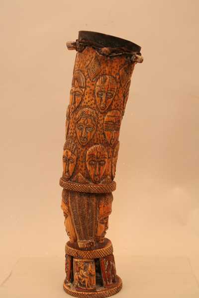 Masque Baoulé Ancien Côte D'Ivoire - Art Tribal Africain En Bois, Pièce Authentique