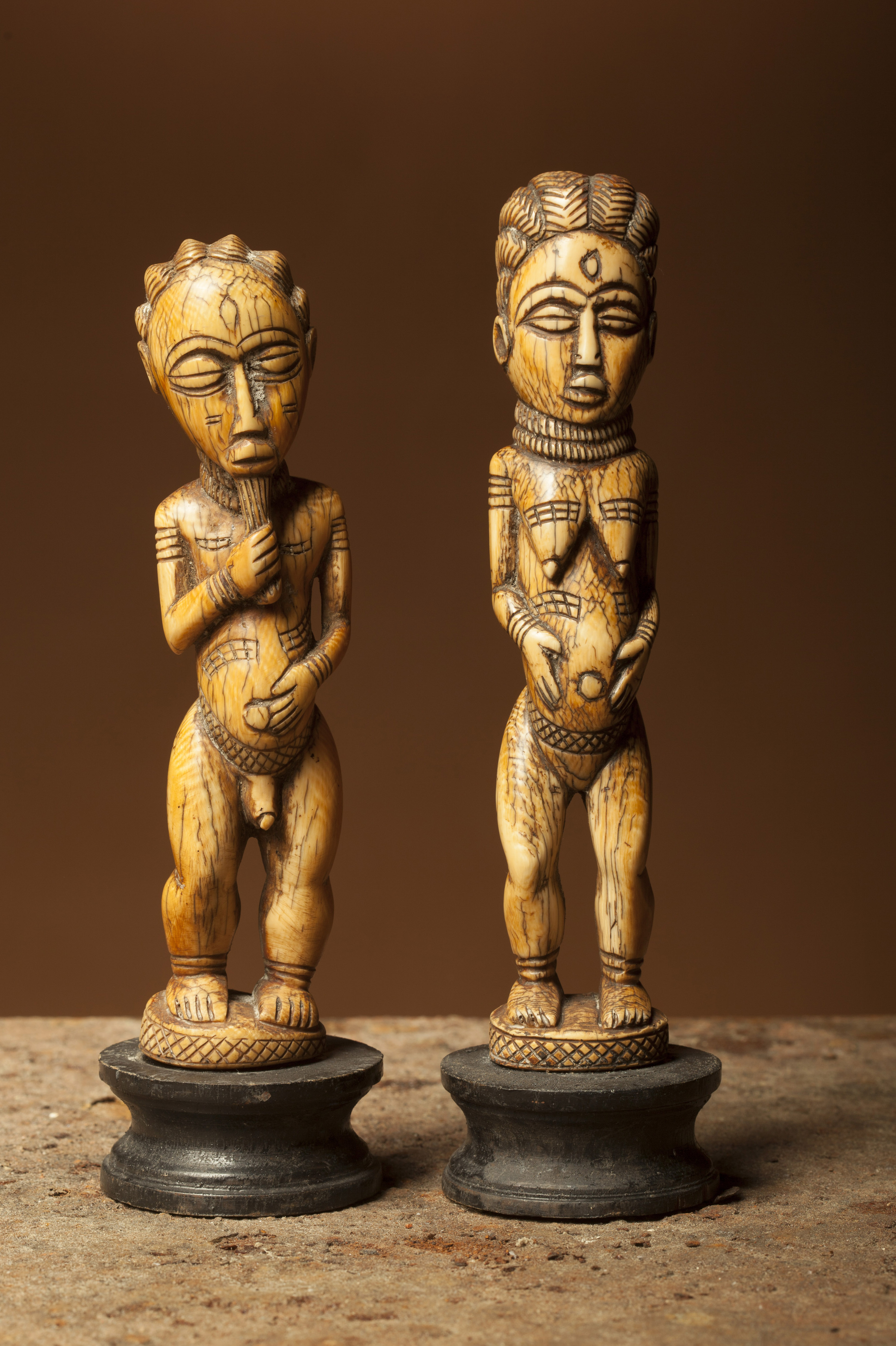 Iv.Baoulé.(statuettes), d`afrique : Côte d