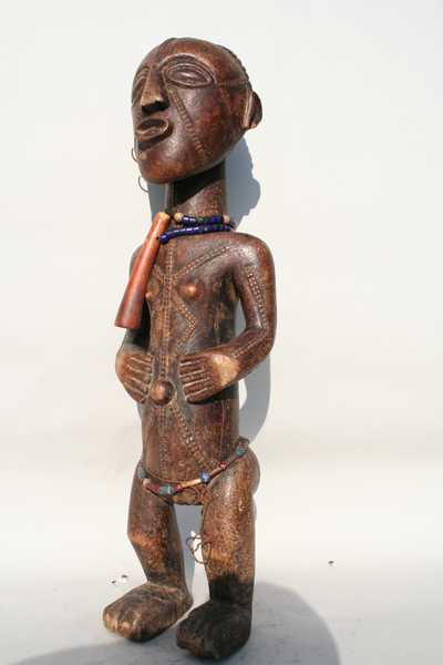 tabwa (statue), d`afrique : rep.dem.Congo, statuette tabwa (statue), masque ancien africain tabwa (statue), art du rep.dem.Congo - Art Africain, collection privées Belgique. Statue africaine de la tribu des tabwa (statue), provenant du rep.dem.Congo, 1429/1141.Ancienne Statue d