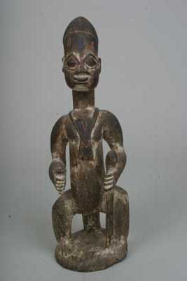 youruba (statue), d`afrique : Nigeria, statuette youruba (statue), masque ancien africain youruba (statue), art du Nigeria - Art Africain, collection privées Belgique. Statue africaine de la tribu des youruba (statue), provenant du Nigeria, 166/709.statue d