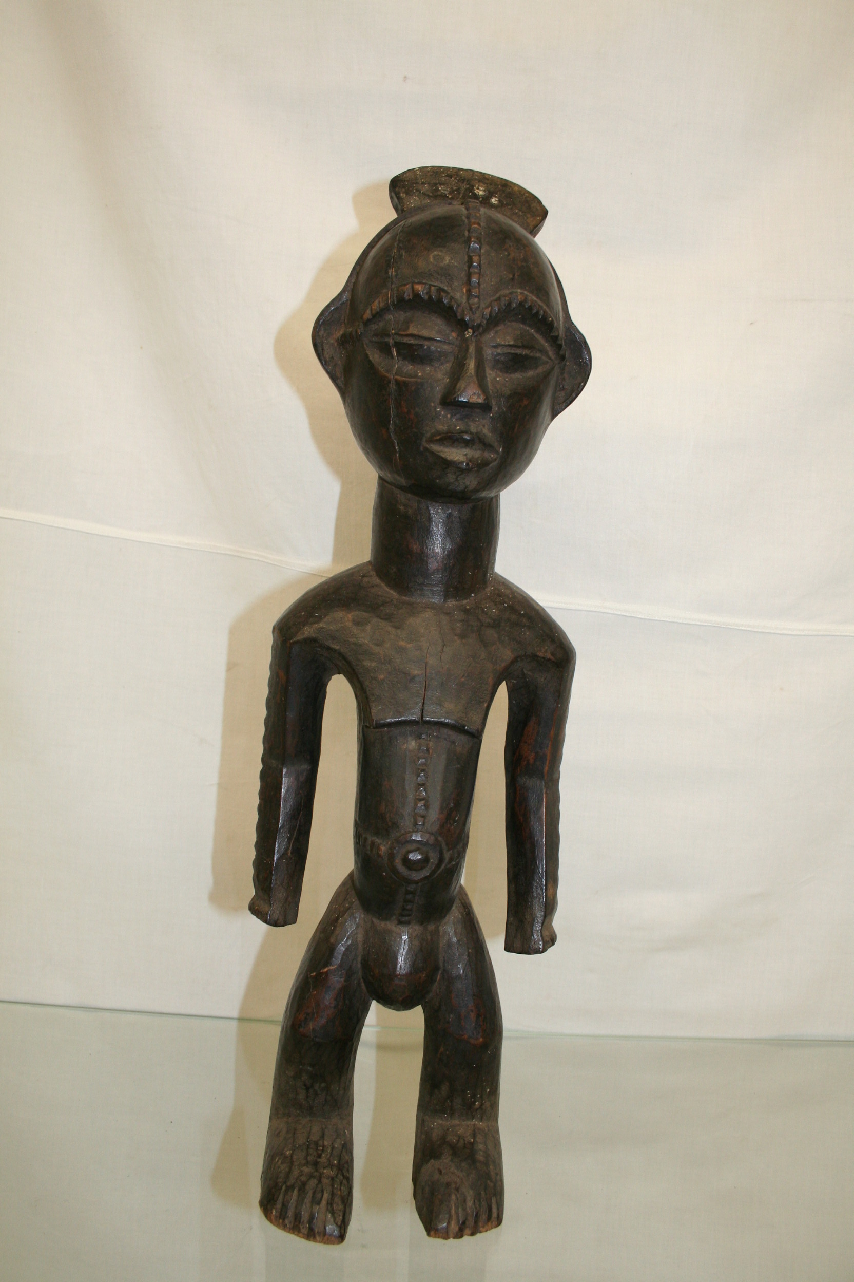 tabwa (statue), d`afrique : rép;dém du  Congo , statuette tabwa (statue), masque ancien africain tabwa (statue), art du rép;dém du  Congo  - Art Africain, collection privées Belgique. Statue africaine de la tribu des tabwa (statue), provenant du rép;dém du  Congo , 1680; statue d