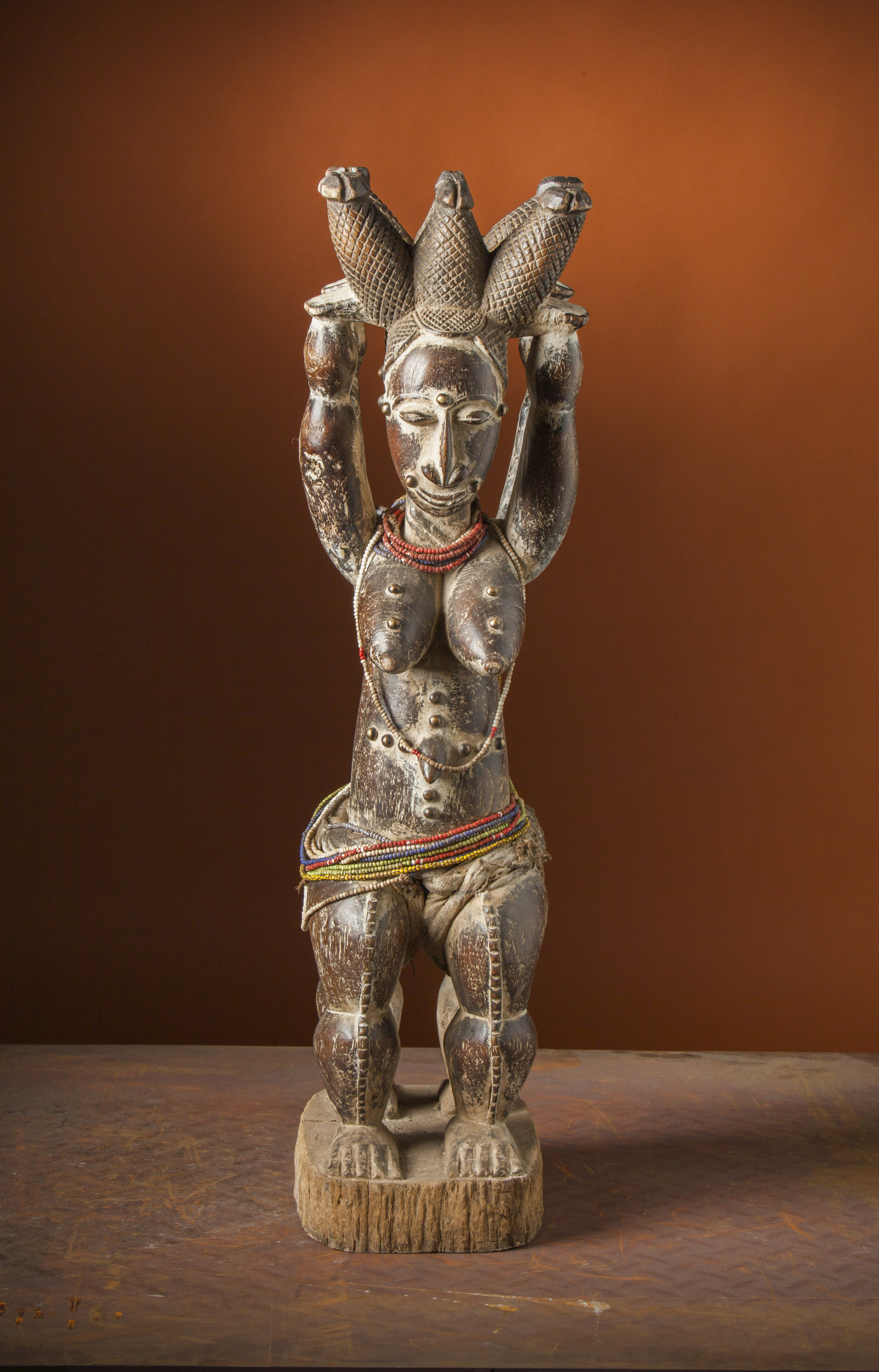 attyé(statues dos à dos), d`afrique : Côte d