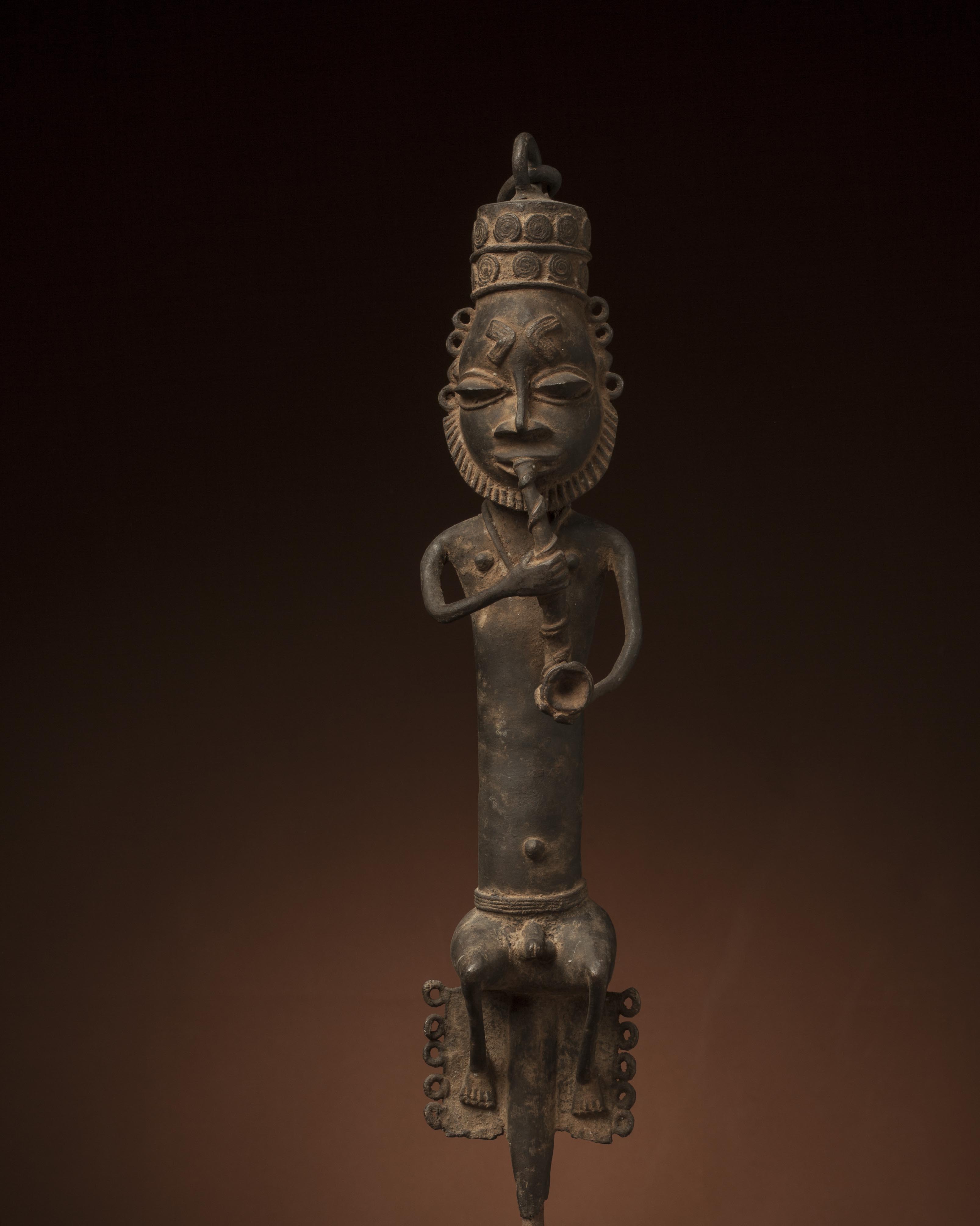 youruba(edan Br.), d`afrique : Nigeria, statuette youruba(edan Br.), masque ancien africain youruba(edan Br.), art du Nigeria - Art Africain, collection privées Belgique. Statue africaine de la tribu des youruba(edan Br.), provenant du Nigeria, 1785:paire d