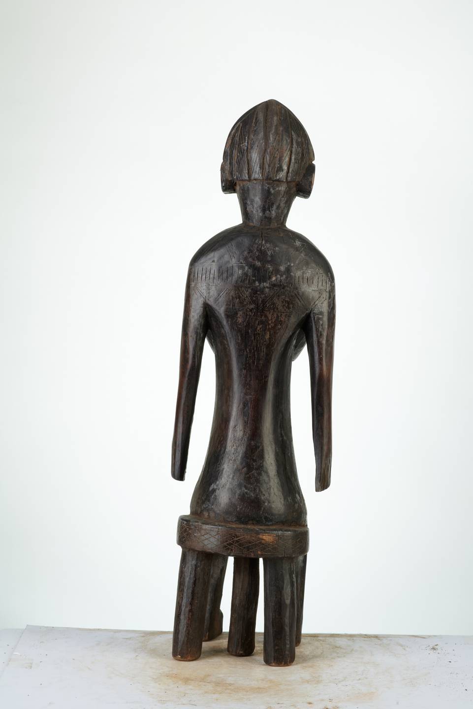 Bambara n°1957, d`afrique : Mali, statuette Bambara n°1957, masque ancien africain Bambara n°1957, art du Mali - Art Africain, collection privées Belgique. Statue africaine de la tribu des Bambara n°1957, provenant du Mali, 1987:Très belle statue d