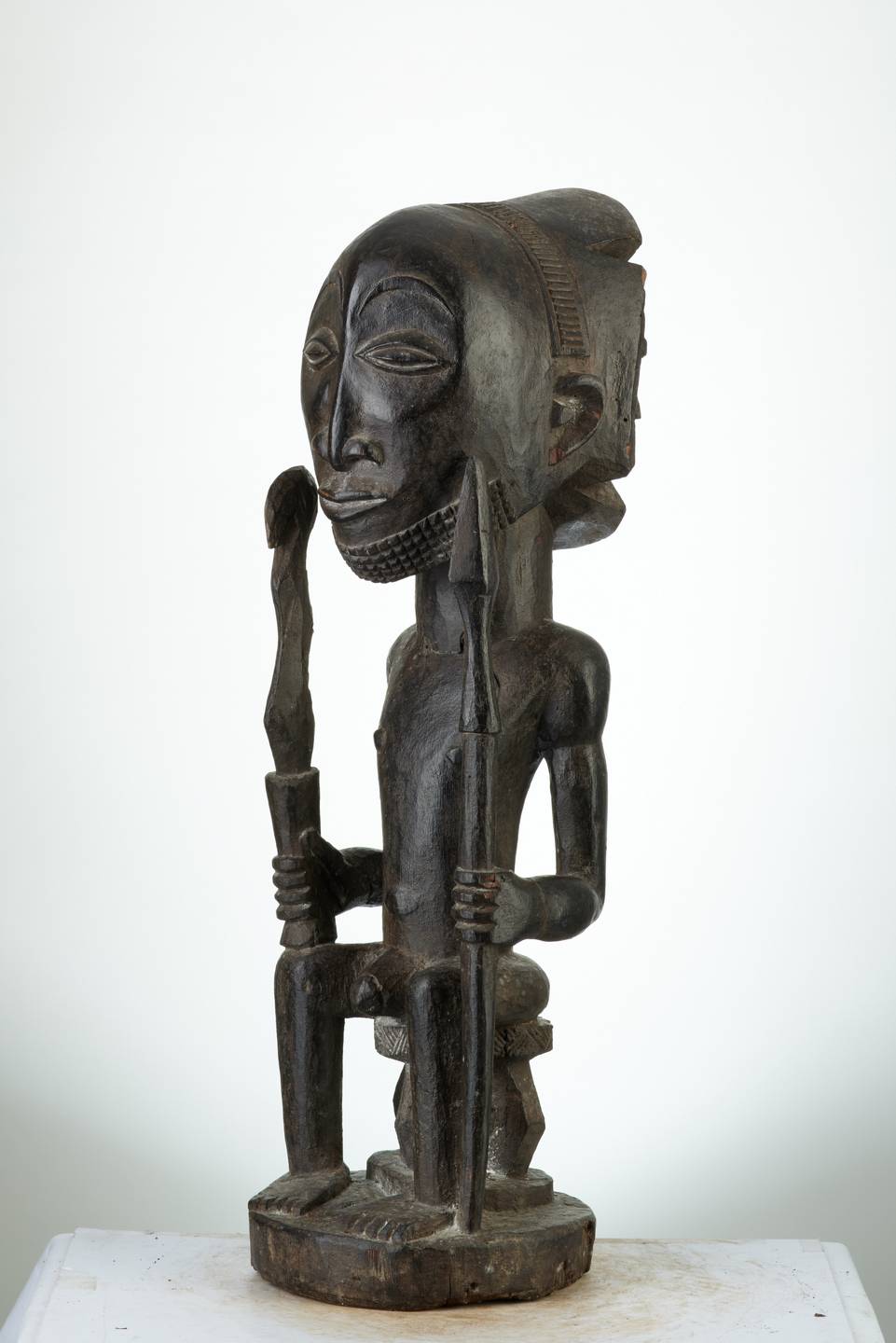 HEMBA (statue )n°1990 , d`afrique : R.D.C., statuette HEMBA (statue )n°1990 , masque ancien africain HEMBA (statue )n°1990 , art du R.D.C. - Art Africain, collection privées Belgique. Statue africaine de la tribu des HEMBA (statue )n°1990 , provenant du R.D.C., 1990: Statue d