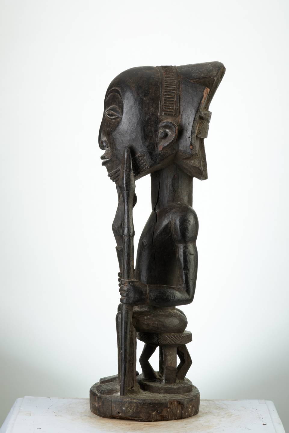 HEMBA (statue )n°1990 , d`afrique : R.D.C., statuette HEMBA (statue )n°1990 , masque ancien africain HEMBA (statue )n°1990 , art du R.D.C. - Art Africain, collection privées Belgique. Statue africaine de la tribu des HEMBA (statue )n°1990 , provenant du R.D.C., 1990: Statue d