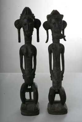 Baoule(statues), d`afrique : Côte d