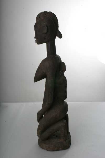 Dogon.(statue), d`afrique : Mali., statuette Dogon.(statue), masque ancien africain Dogon.(statue), art du Mali. - Art Africain, collection privées Belgique. Statue africaine de la tribu des Dogon.(statue), provenant du Mali., 407/116.Très ancienne statue d