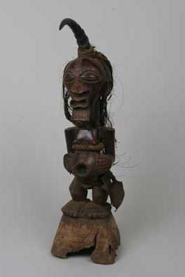 Songye (statue), d`afrique : Rép.démoncratique du Congo., statuette Songye (statue), masque ancien africain Songye (statue), art du Rép.démoncratique du Congo. - Art Africain, collection privées Belgique. Statue africaine de la tribu des Songye (statue), provenant du Rép.démoncratique du Congo., 422/836Ancienne statue androgyne,fétiche d