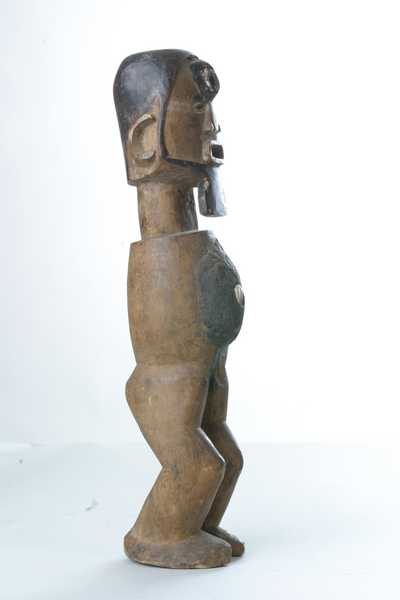 TEKE.(fétiche), d`afrique : Rép.dém. du Congo., statuette TEKE.(fétiche), masque ancien africain TEKE.(fétiche), art du Rép.dém. du Congo. - Art Africain, collection privées Belgique. Statue africaine de la tribu des TEKE.(fétiche), provenant du Rép.dém. du Congo., 543/32Ancienne statue Teke recouverte d