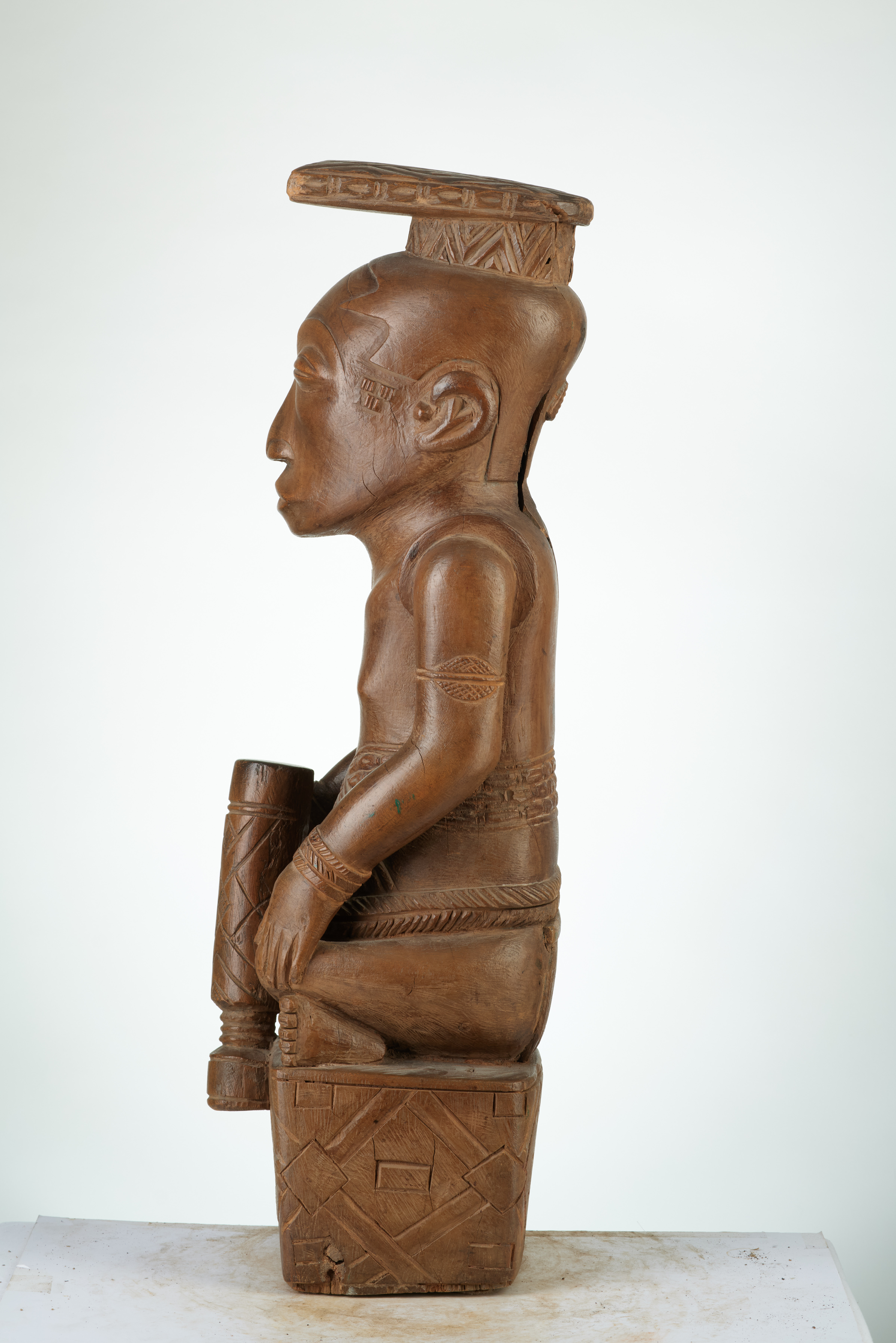 Kuba ( 616), d`afrique : république dém. du Congo., statuette Kuba ( 616), masque ancien africain Kuba ( 616), art du république dém. du Congo. - Art Africain, collection privées Belgique. Statue africaine de la tribu des Kuba ( 616), provenant du république dém. du Congo., 616/79-8O.Statue royale bushoong appelée Ndop,faite à l