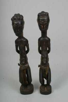 Baoule(statues), d`afrique : Côte d